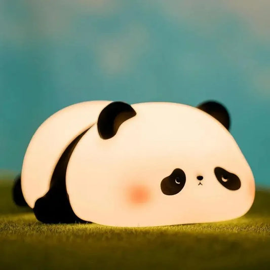 3D Silicon Sleepy Panda Night Lamp