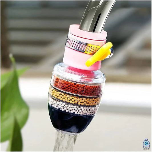 (Buy 1 Get 1 free) Multi-Layer Activated Carbon Water Faucet Filter (Assorted Color)